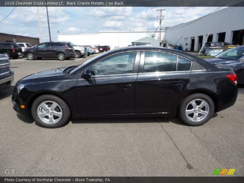 Black Granite Metallic / Jet Black 2016 Chevrolet Cruze Limited LT