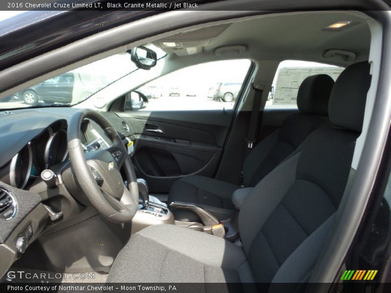 Black Granite Metallic / Jet Black 2016 Chevrolet Cruze Limited LT