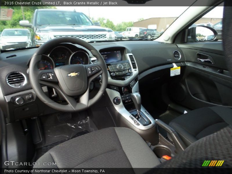 Black Granite Metallic / Jet Black 2016 Chevrolet Cruze Limited LT