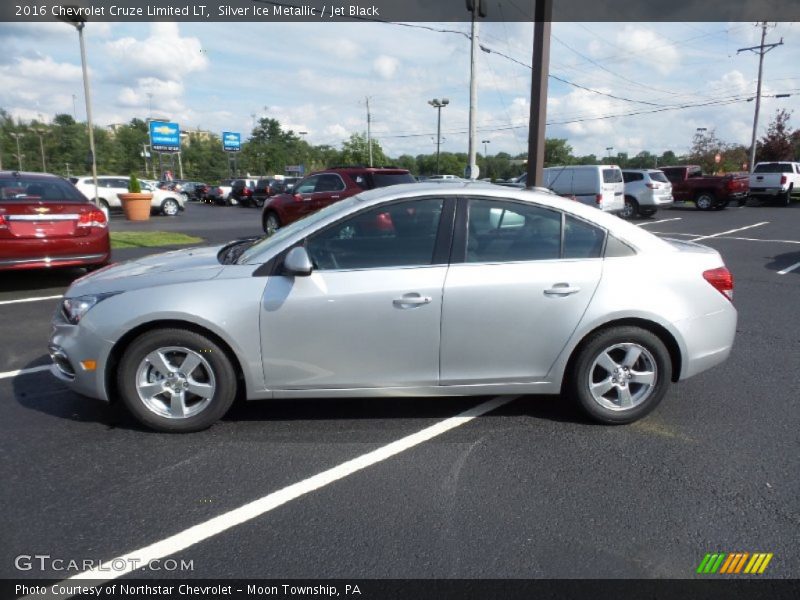 Silver Ice Metallic / Jet Black 2016 Chevrolet Cruze Limited LT