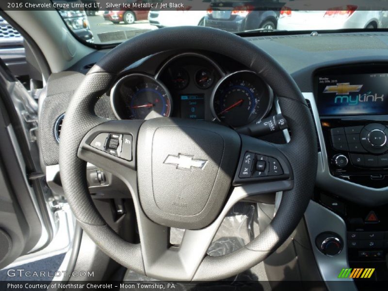 Silver Ice Metallic / Jet Black 2016 Chevrolet Cruze Limited LT