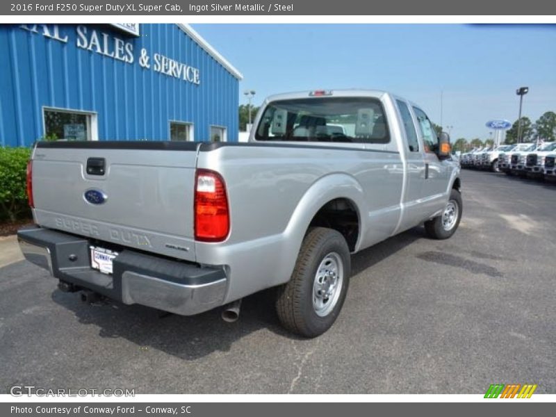Ingot Silver Metallic / Steel 2016 Ford F250 Super Duty XL Super Cab