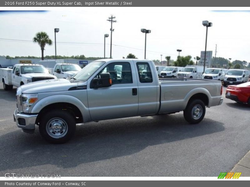 Ingot Silver Metallic / Steel 2016 Ford F250 Super Duty XL Super Cab