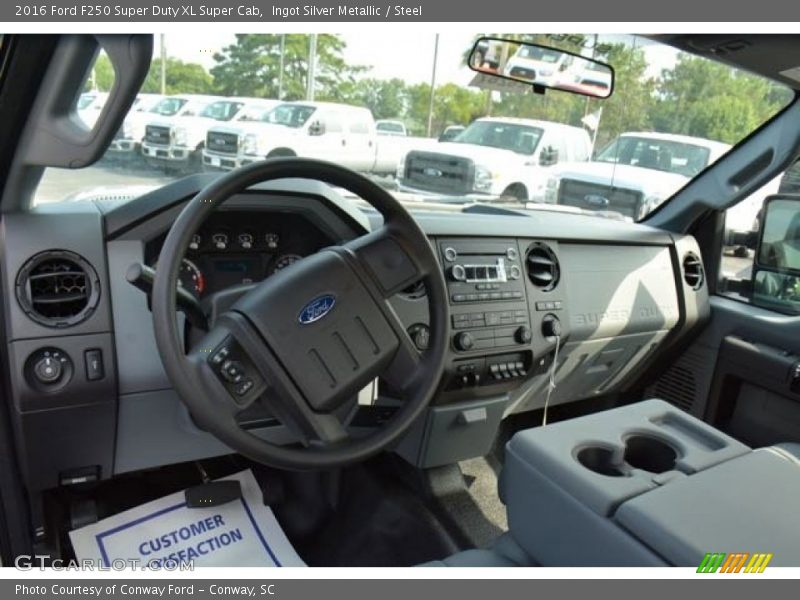 Ingot Silver Metallic / Steel 2016 Ford F250 Super Duty XL Super Cab