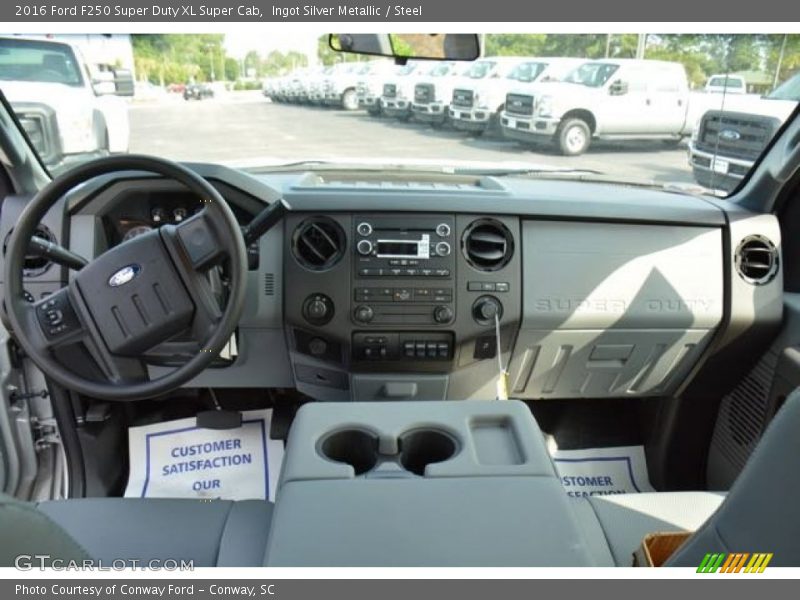 Ingot Silver Metallic / Steel 2016 Ford F250 Super Duty XL Super Cab
