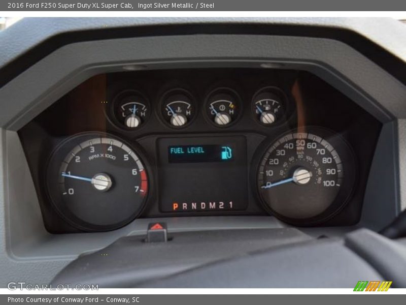 Ingot Silver Metallic / Steel 2016 Ford F250 Super Duty XL Super Cab