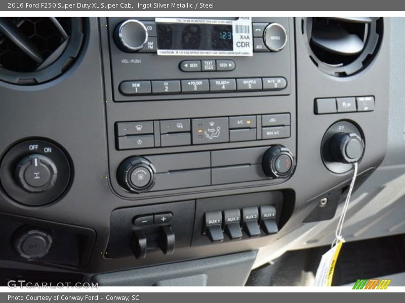 Ingot Silver Metallic / Steel 2016 Ford F250 Super Duty XL Super Cab