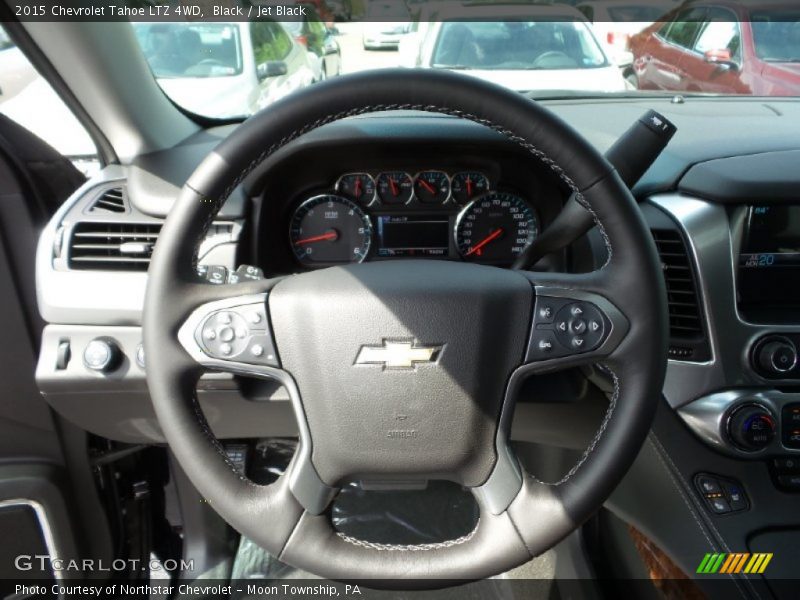 Black / Jet Black 2015 Chevrolet Tahoe LTZ 4WD