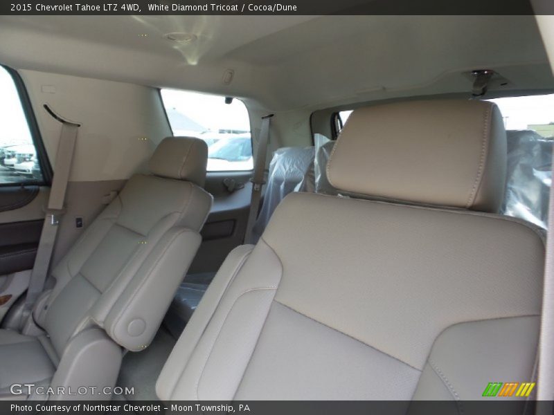 White Diamond Tricoat / Cocoa/Dune 2015 Chevrolet Tahoe LTZ 4WD