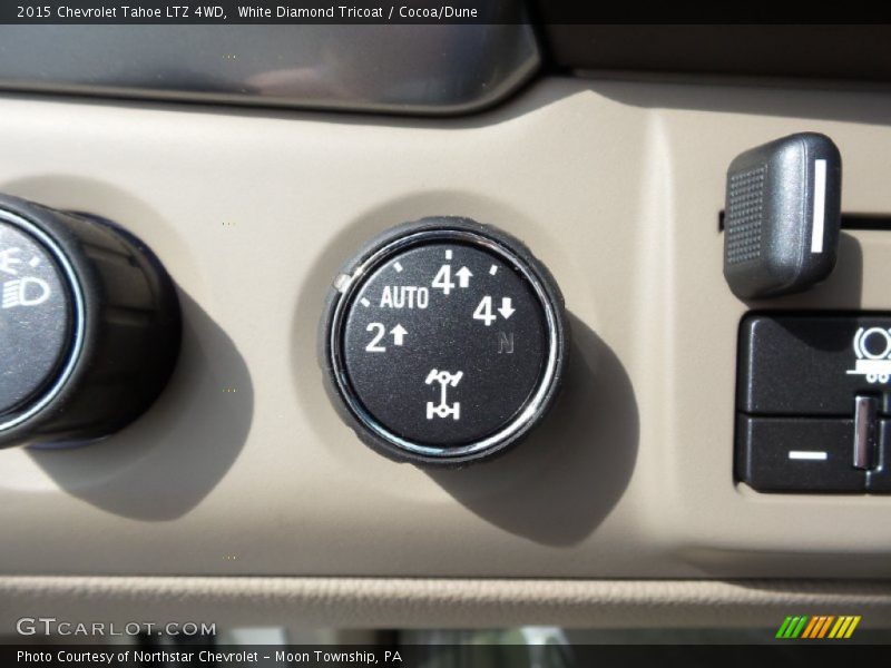 White Diamond Tricoat / Cocoa/Dune 2015 Chevrolet Tahoe LTZ 4WD