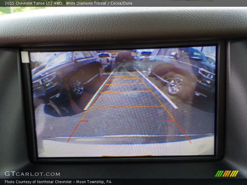 White Diamond Tricoat / Cocoa/Dune 2015 Chevrolet Tahoe LTZ 4WD