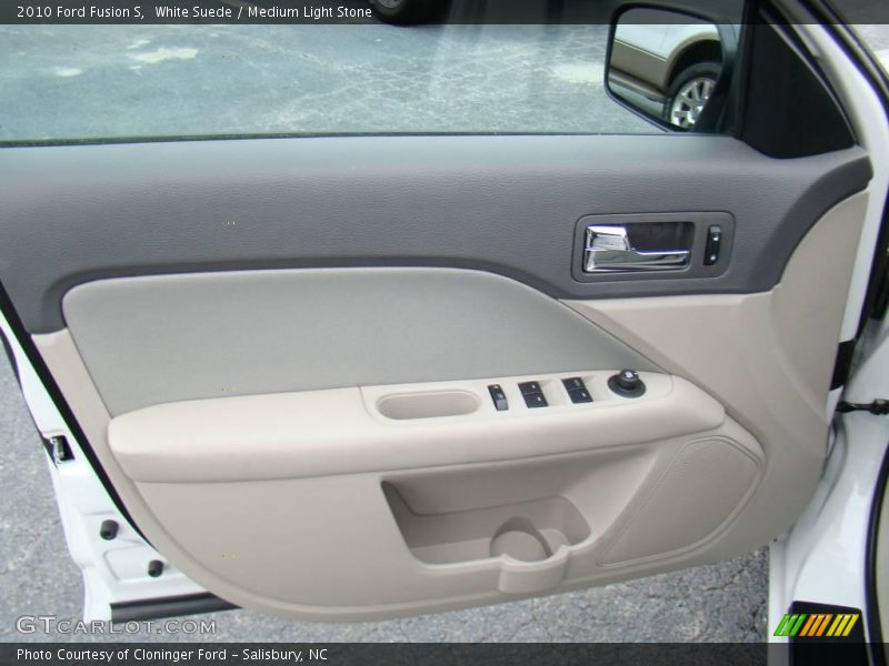White Suede / Medium Light Stone 2010 Ford Fusion S
