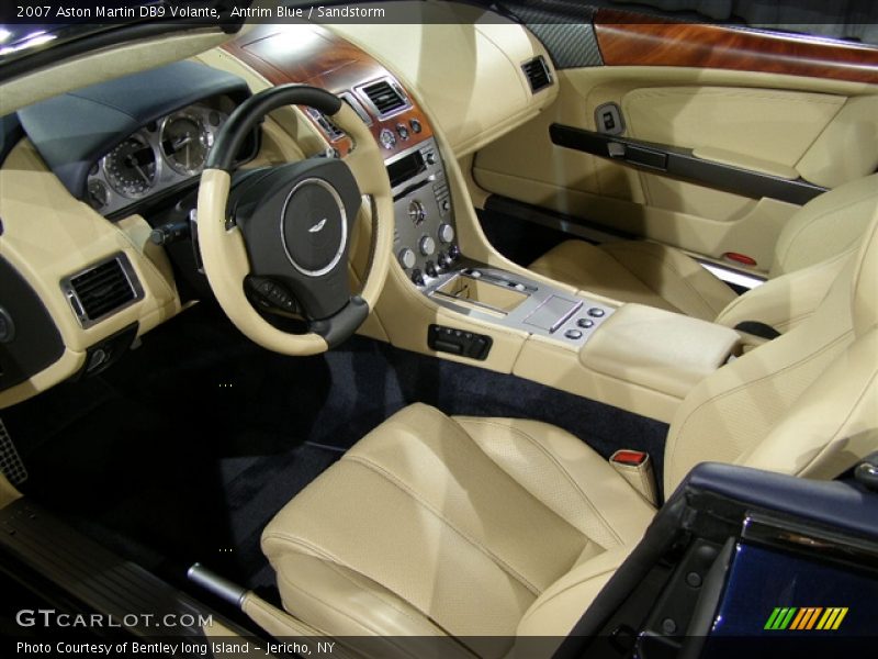 2007 Aston Martin DB9 Volante, Antrim Blue/Sandstorm, Interior - 2007 Aston Martin DB9 Volante