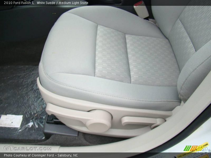 White Suede / Medium Light Stone 2010 Ford Fusion S