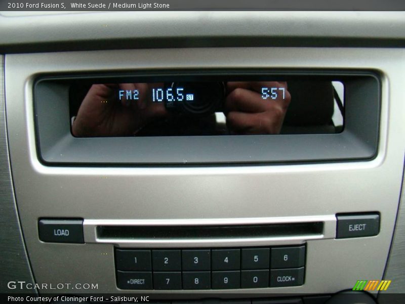 White Suede / Medium Light Stone 2010 Ford Fusion S