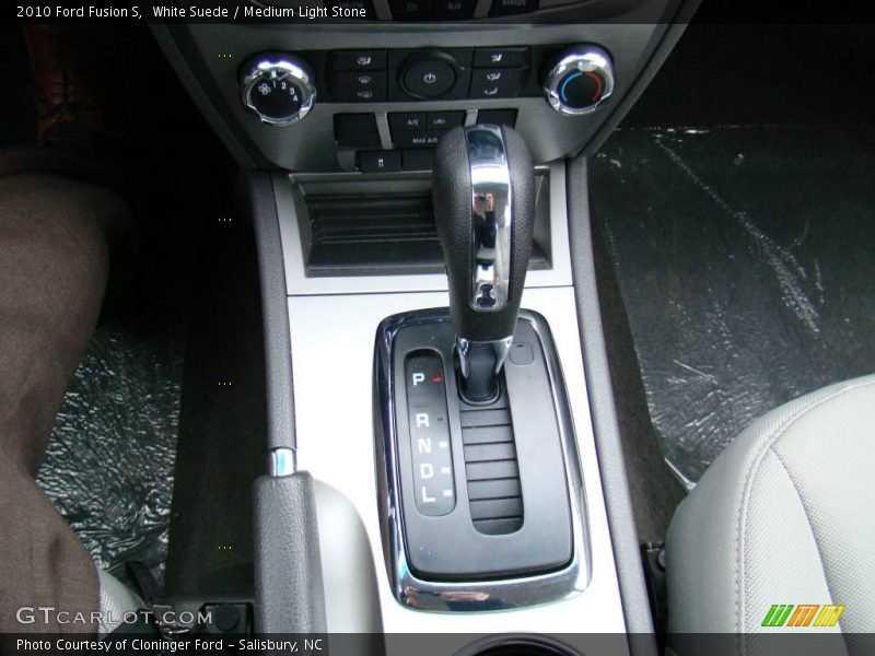White Suede / Medium Light Stone 2010 Ford Fusion S