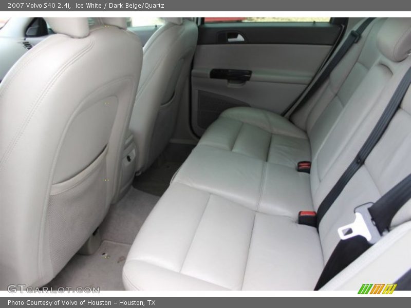 Ice White / Dark Beige/Quartz 2007 Volvo S40 2.4i