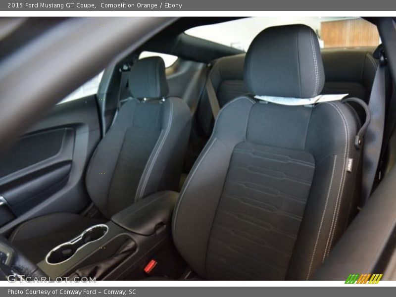 Competition Orange / Ebony 2015 Ford Mustang GT Coupe