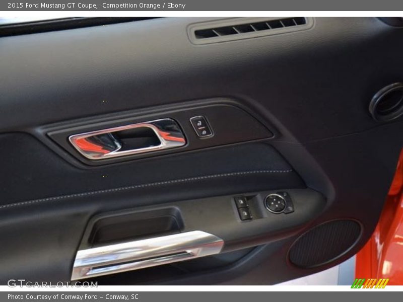 Competition Orange / Ebony 2015 Ford Mustang GT Coupe
