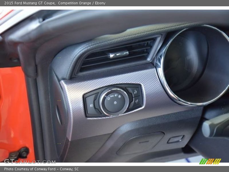 Competition Orange / Ebony 2015 Ford Mustang GT Coupe