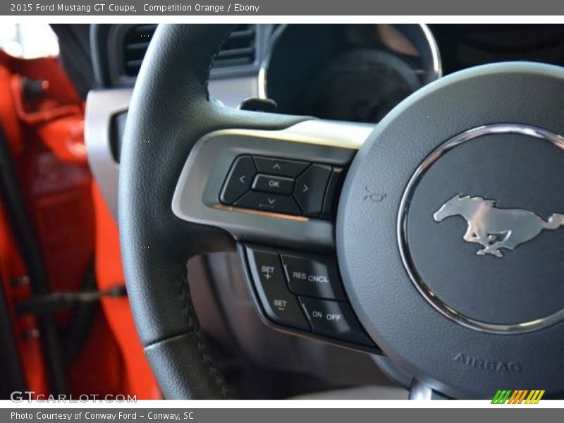 Competition Orange / Ebony 2015 Ford Mustang GT Coupe