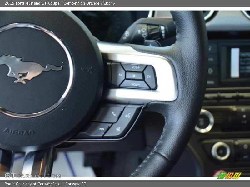 Competition Orange / Ebony 2015 Ford Mustang GT Coupe