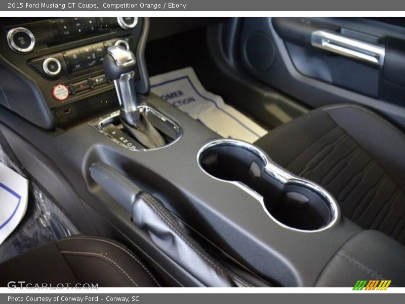 Competition Orange / Ebony 2015 Ford Mustang GT Coupe