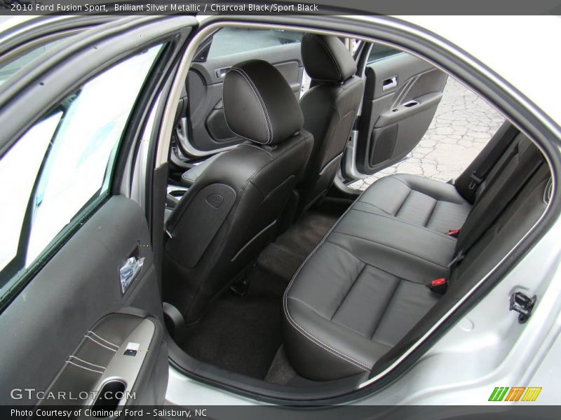 Brilliant Silver Metallic / Charcoal Black/Sport Black 2010 Ford Fusion Sport