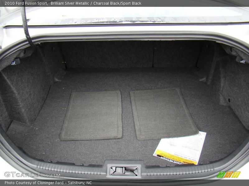 Brilliant Silver Metallic / Charcoal Black/Sport Black 2010 Ford Fusion Sport