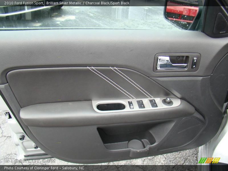 Brilliant Silver Metallic / Charcoal Black/Sport Black 2010 Ford Fusion Sport