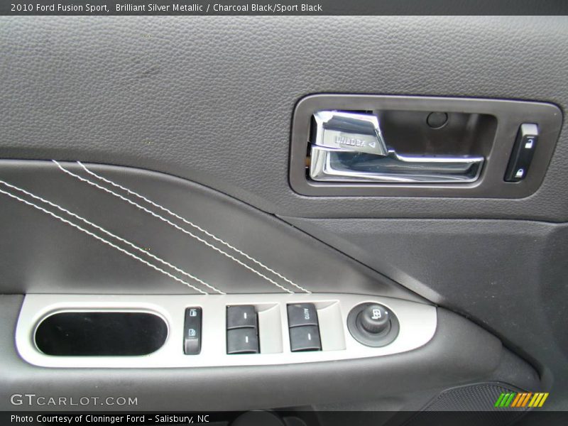 Brilliant Silver Metallic / Charcoal Black/Sport Black 2010 Ford Fusion Sport