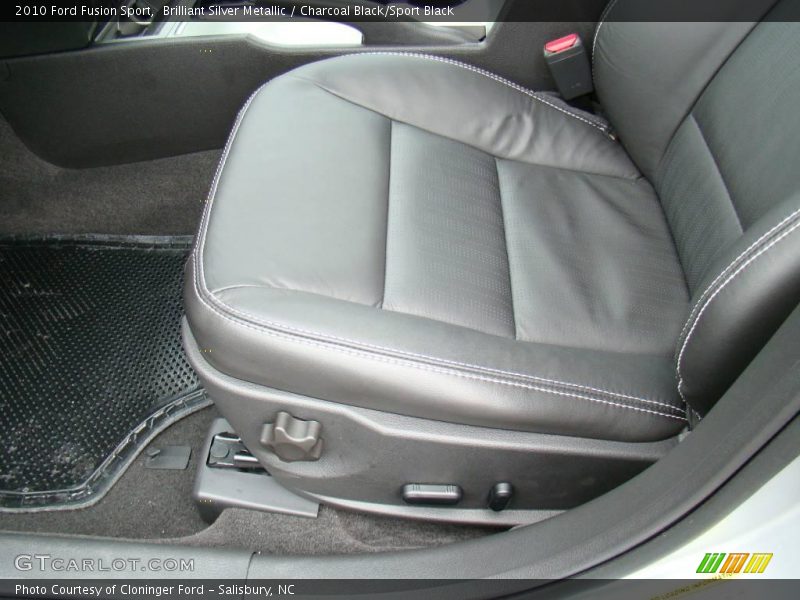Brilliant Silver Metallic / Charcoal Black/Sport Black 2010 Ford Fusion Sport