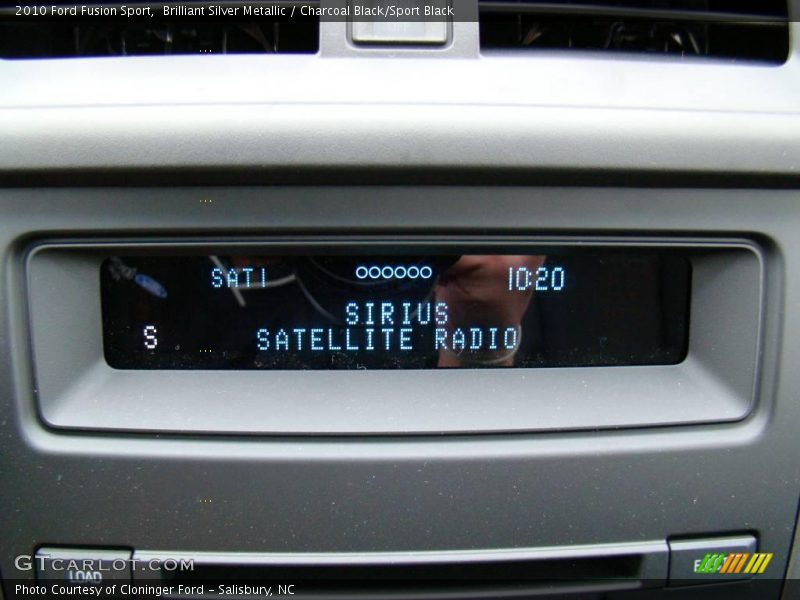 Brilliant Silver Metallic / Charcoal Black/Sport Black 2010 Ford Fusion Sport