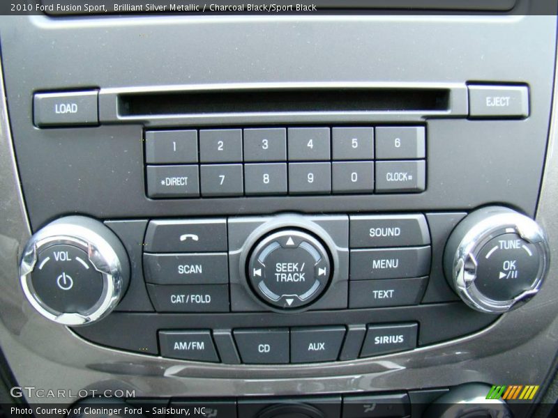 Brilliant Silver Metallic / Charcoal Black/Sport Black 2010 Ford Fusion Sport