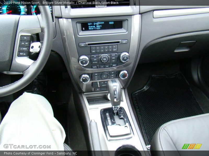 Brilliant Silver Metallic / Charcoal Black/Sport Black 2010 Ford Fusion Sport