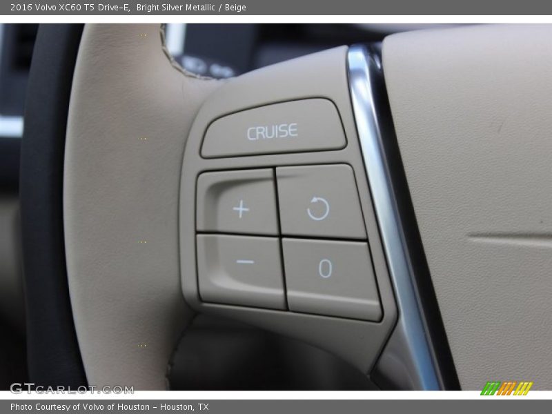 Bright Silver Metallic / Beige 2016 Volvo XC60 T5 Drive-E