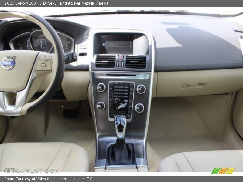 Bright Silver Metallic / Beige 2016 Volvo XC60 T5 Drive-E