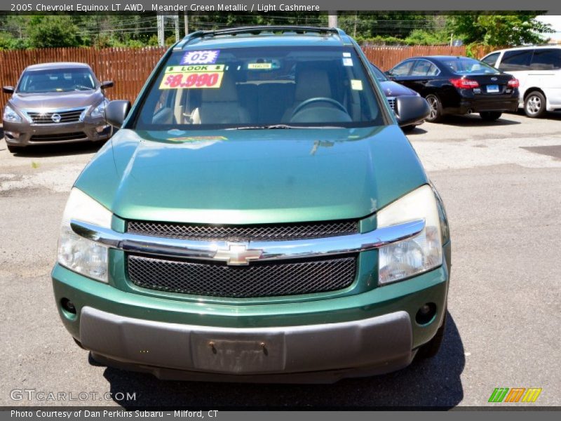Meander Green Metallic / Light Cashmere 2005 Chevrolet Equinox LT AWD