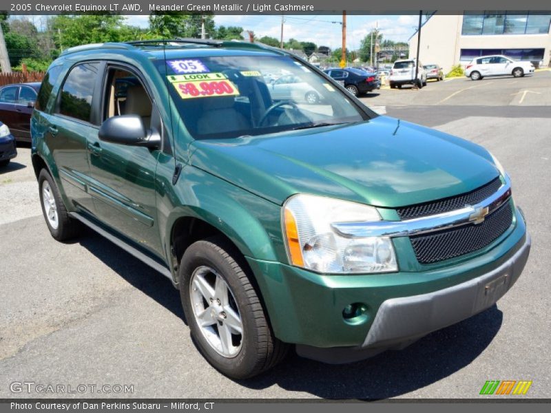 Meander Green Metallic / Light Cashmere 2005 Chevrolet Equinox LT AWD