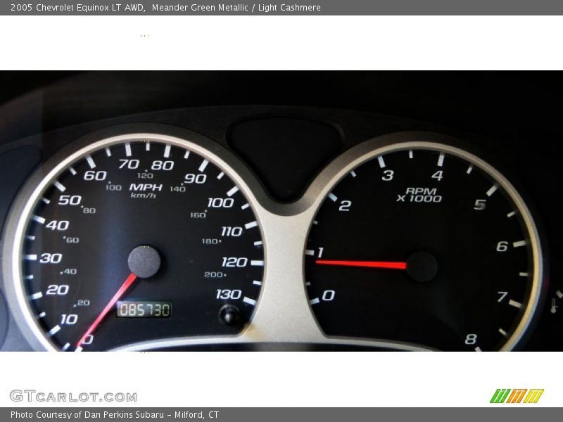 Meander Green Metallic / Light Cashmere 2005 Chevrolet Equinox LT AWD