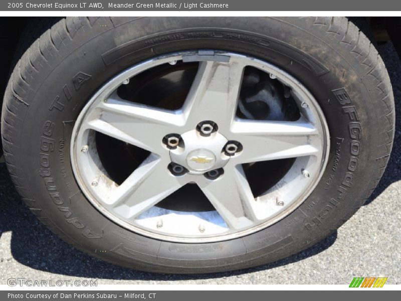 Meander Green Metallic / Light Cashmere 2005 Chevrolet Equinox LT AWD