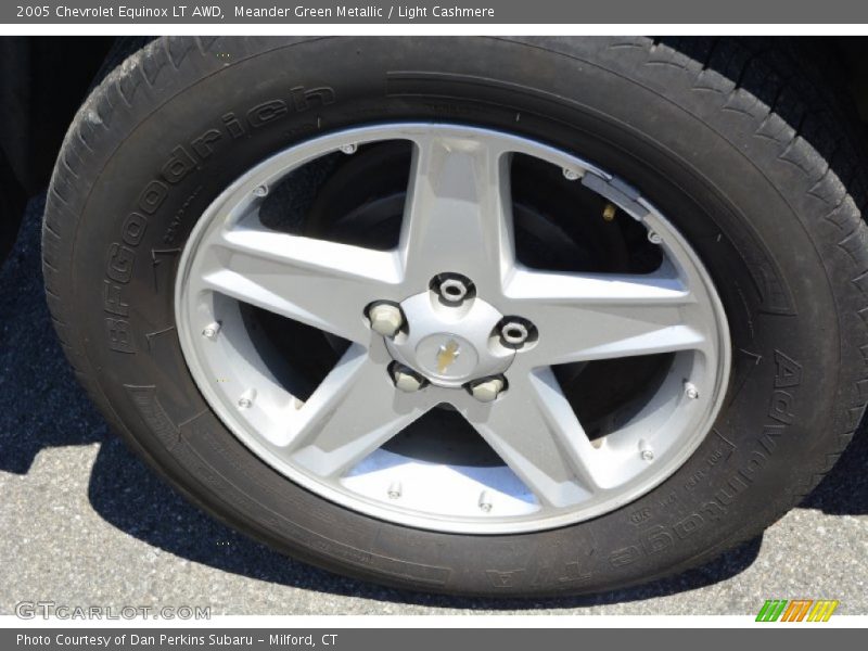 Meander Green Metallic / Light Cashmere 2005 Chevrolet Equinox LT AWD
