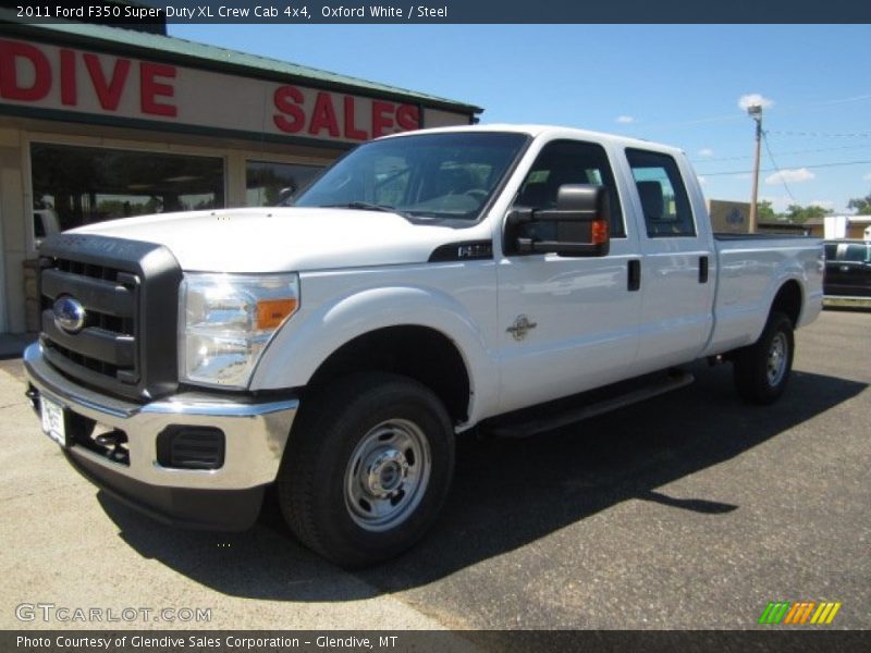 Oxford White / Steel 2011 Ford F350 Super Duty XL Crew Cab 4x4