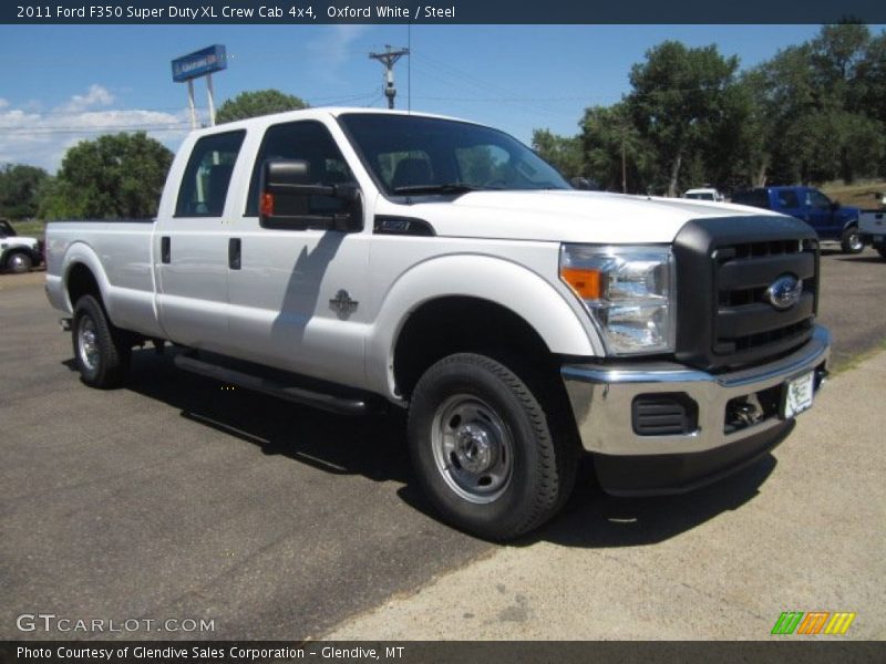 Oxford White / Steel 2011 Ford F350 Super Duty XL Crew Cab 4x4