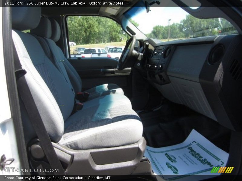 Oxford White / Steel 2011 Ford F350 Super Duty XL Crew Cab 4x4