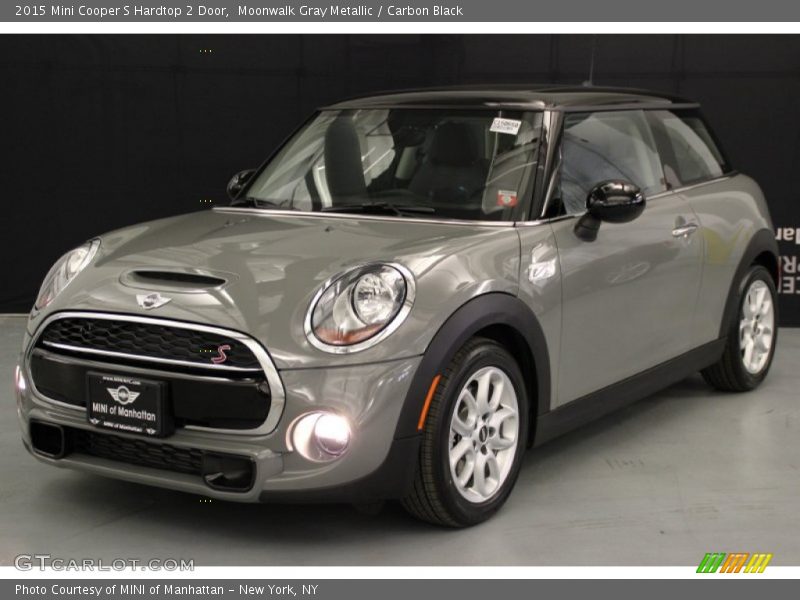 Moonwalk Gray Metallic / Carbon Black 2015 Mini Cooper S Hardtop 2 Door