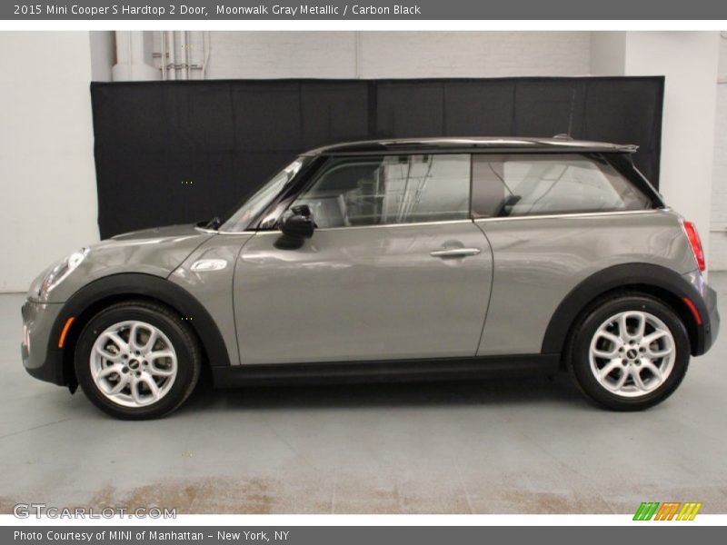 Moonwalk Gray Metallic / Carbon Black 2015 Mini Cooper S Hardtop 2 Door