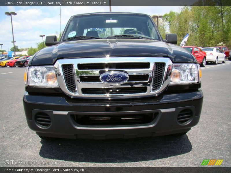 Black / Medium Dark Flint 2009 Ford Ranger XLT SuperCab