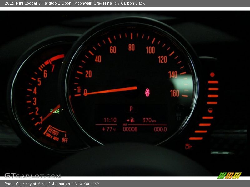 Moonwalk Gray Metallic / Carbon Black 2015 Mini Cooper S Hardtop 2 Door