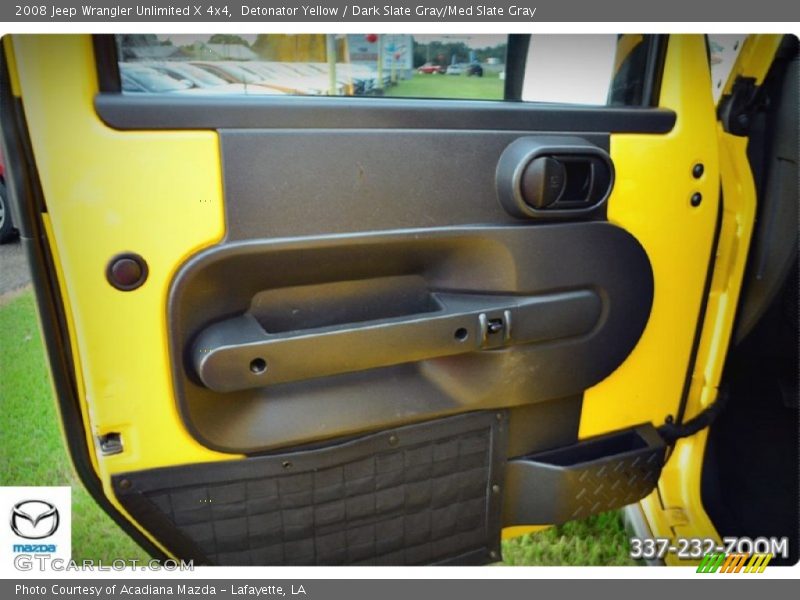 Detonator Yellow / Dark Slate Gray/Med Slate Gray 2008 Jeep Wrangler Unlimited X 4x4
